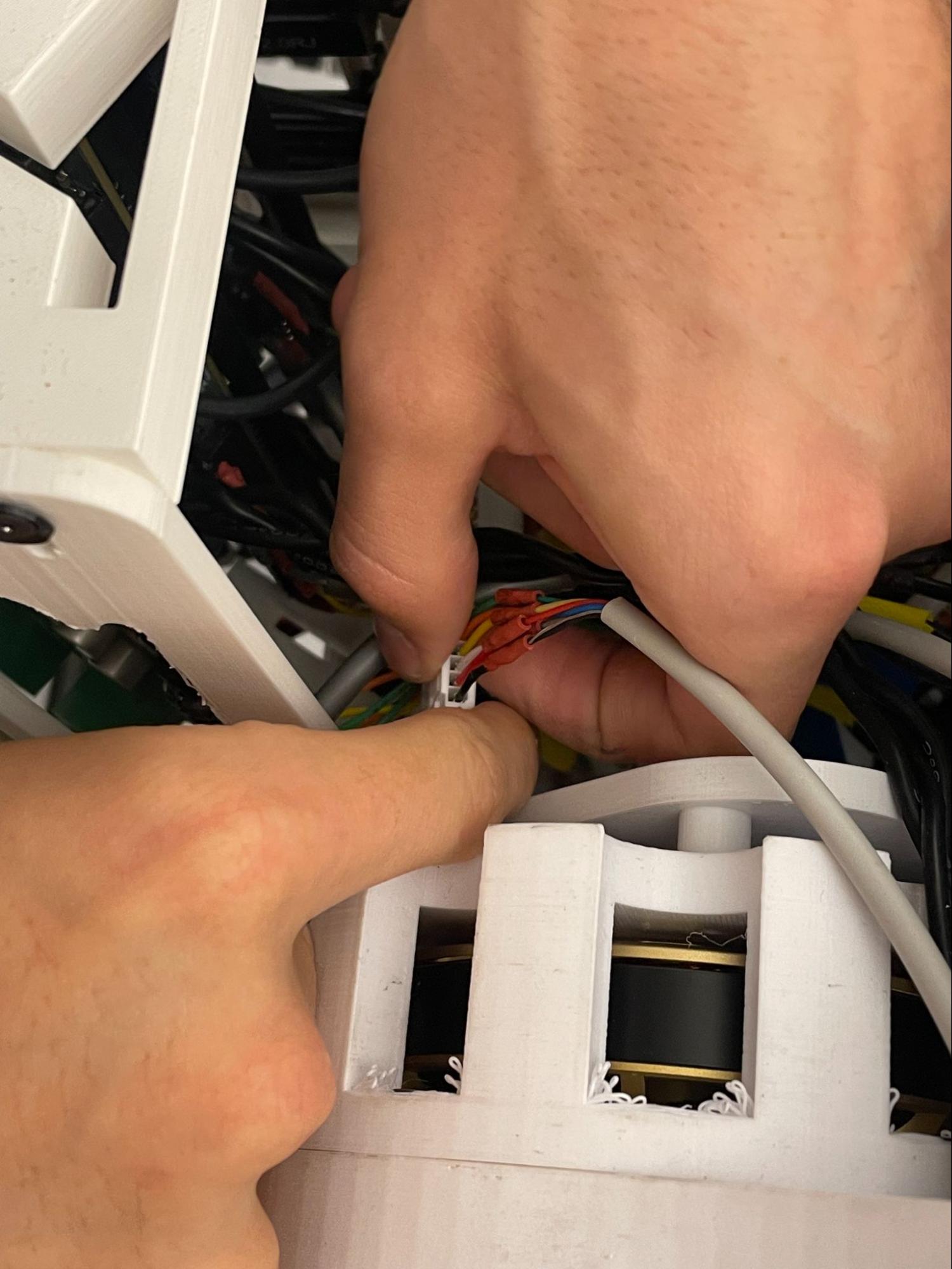 make sure to disconnect correct cables
